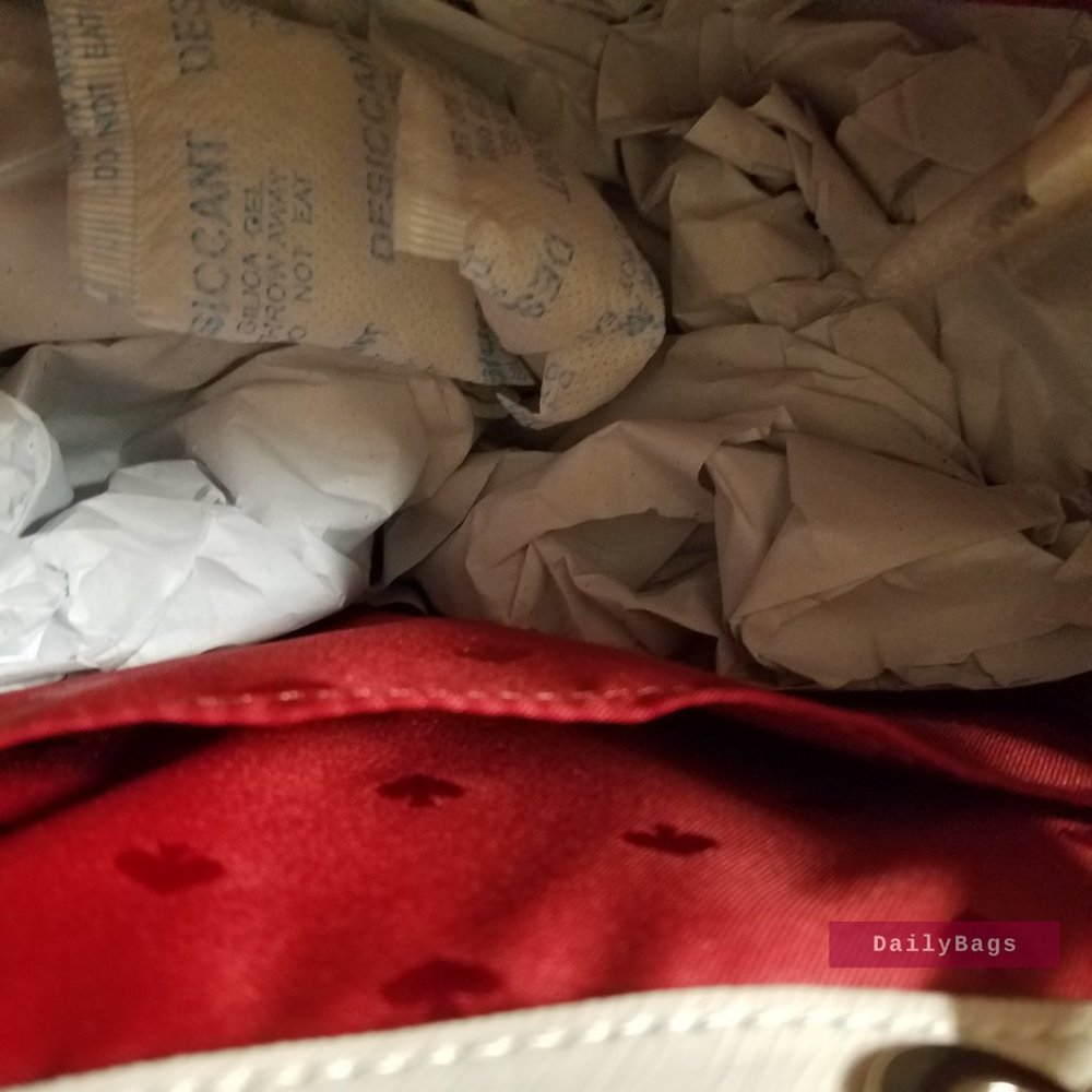 BEAUTIFUL LIZZIE MEDIUM BACKPACK KATE SPADE PARCHMENT RED DISNEY COLLECTION NEW - Picture 10 of 10